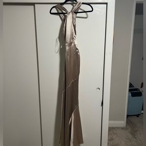 Beautiful champagne Asos dress